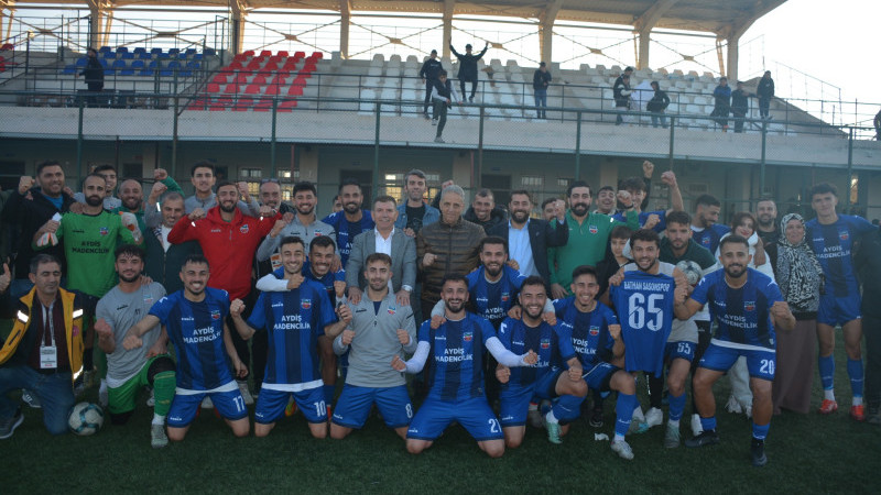 BAŞKAN DEMİR, SASON SPOR’A UĞURLU GELDİ