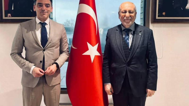 KOMİTE BAŞKANI ONAT, BAŞKONSOLOS İZBUL İLE GÖRÜŞTÜ