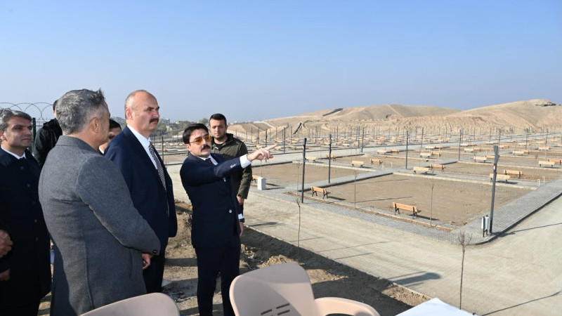 MODERN AİLE MEZARLIĞI PROJESİNDE ÇALIŞMALAR SÜRÜYOR