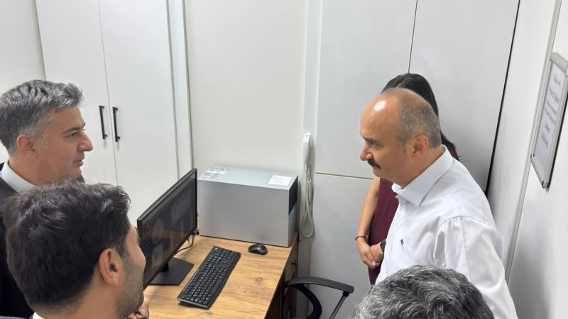 VALİ CANALP, ADSM’DE İNCELEMELERDE BULUNDU