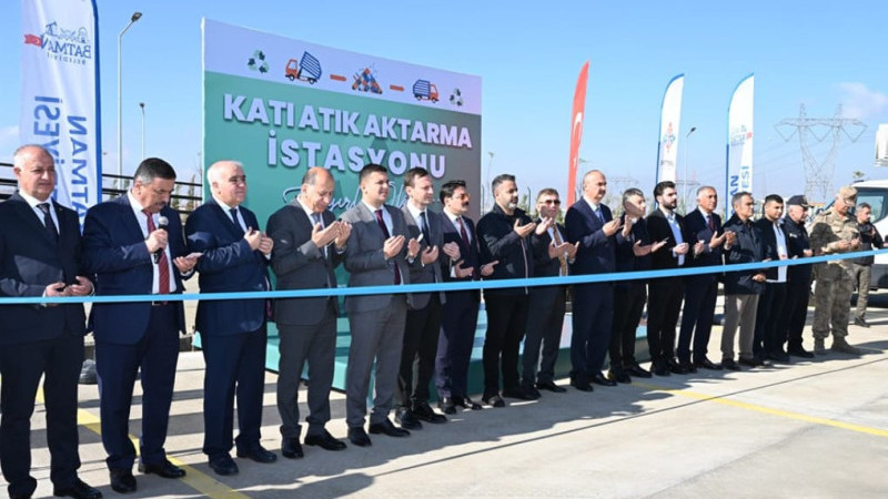 YENİ KATI ATIK İSTASYONU HİZMETE GİRDİ