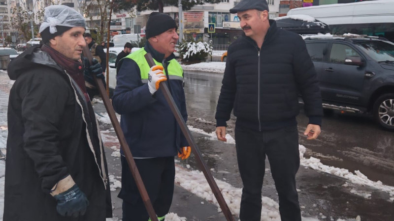 Canalp, karla mücadeleyi inceledi