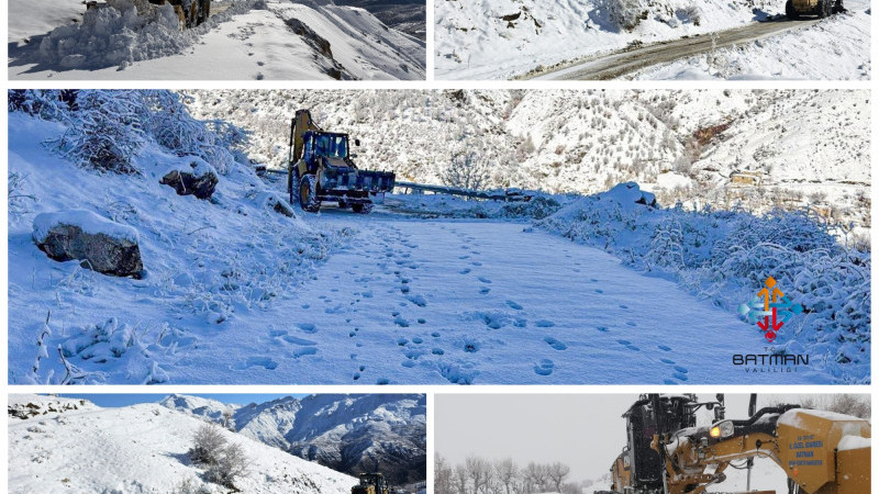 BATMAN'DA KAR TATİLİ UZADI 