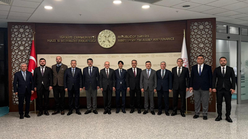 HAZİNE VE MALİYE BAKANLIĞI’NA ZİYARET 