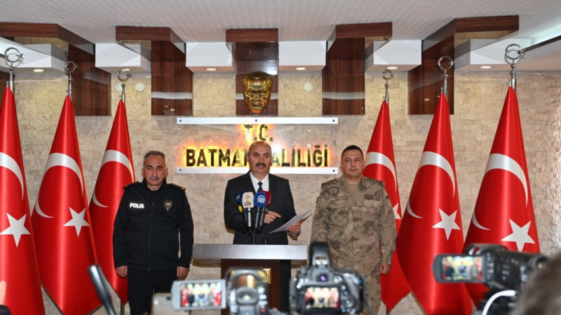 Vali Canalp, “Batman’da huzur artıyor, suçlar azalıyor”