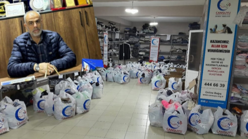 CANSUYU DERNEĞİ’NDEN RAMAZAN ÖNCESİ 400 AİLEYE YARDIM