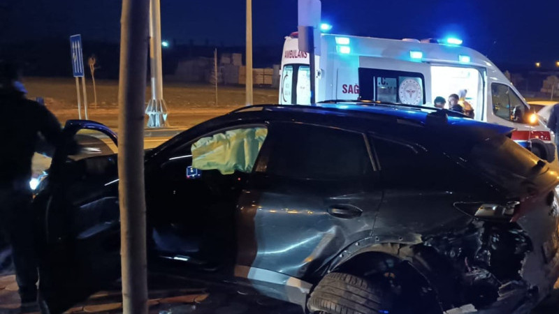 Çevre Yolunda Kaza: 1 Yaralı