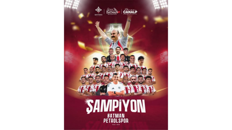 VALİ CANALP, “ŞAMPİYONLUK BATMAN’A ÇOK YAKIŞTI”