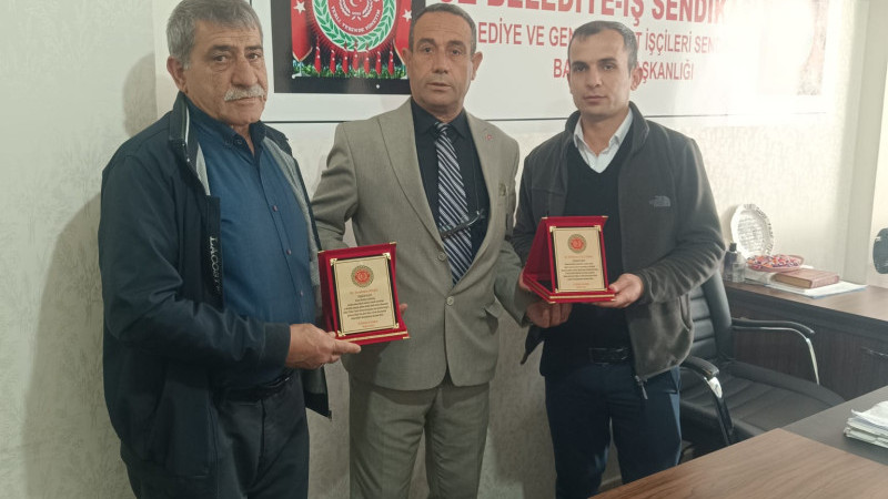 SENDİKADAN “DÜRÜSTLÜK” ÖDÜLÜ