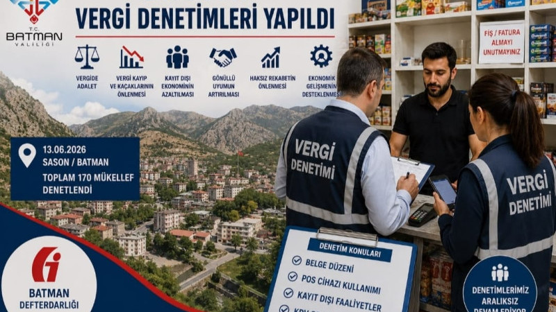 SASON’DA VERGİ DENETİMİ