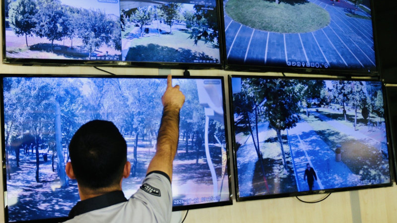 Güvenli parklar için 816 kamera devrede