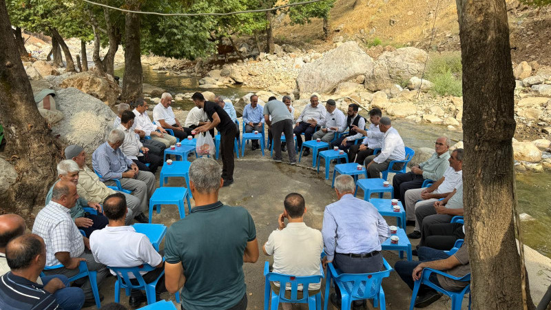 KOZLUK'TA AİLELER BARIŞ İÇİN BİR ARAYA GELDİ