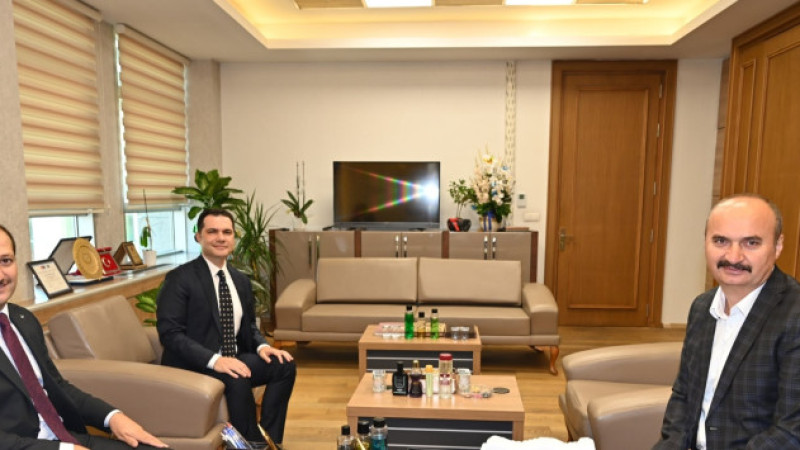 VALİ CANALP'TEN YILDIRIM'A ZİYARET
